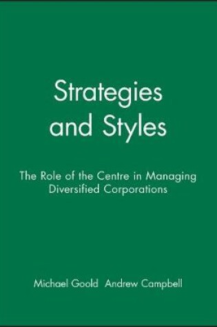 Cover of Strategies and Styles