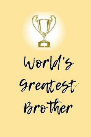 Cover of World's Greatest Brother