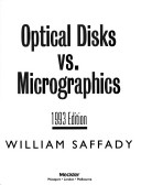 Book cover for Optical Disks vs Micrographics
