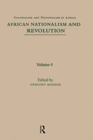 Cover of African Nationalism and Revolution