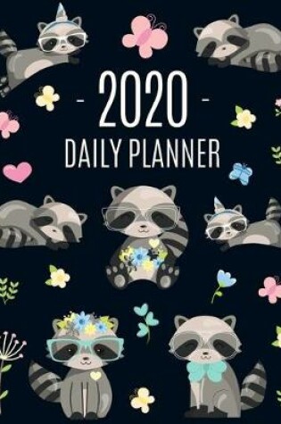 Cover of Raccoon Daily Planner 2020