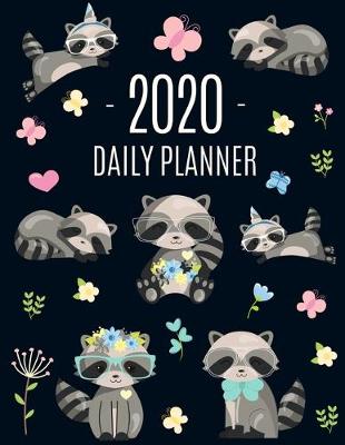 Book cover for Raccoon Daily Planner 2020