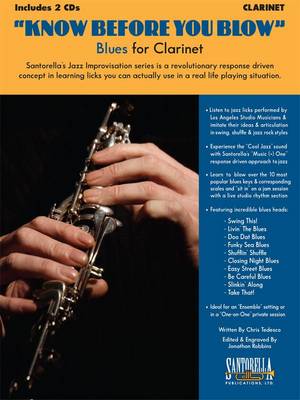 Book cover for Know Before You Blow - Blues for Clarinet