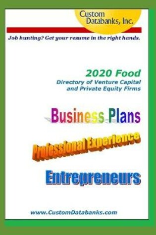 Cover of 2020 Food Directory of Venture Capital and Private Equity Firms