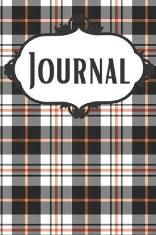 Cover of Halloween Plaid Fashionable Journal