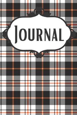 Book cover for Halloween Plaid Fashionable Journal