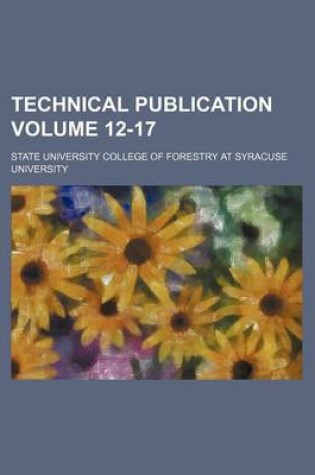 Cover of Technical Publication Volume 12-17