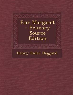 Book cover for Fair Margaret