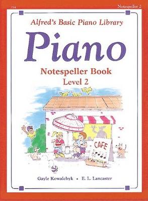 Cover of Alfred's Basic Piano Library Notespeller 2