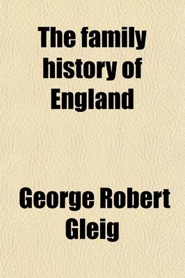 Book cover for The Family History of England (Volume 1)