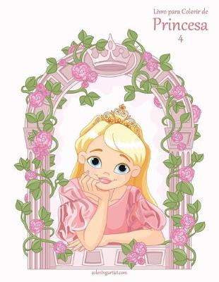 Cover of Livro para Colorir de Princesa 4
