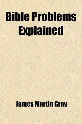 Book cover for Bible Problems Explained