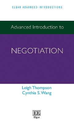 Cover of Advanced Introduction to Negotiation