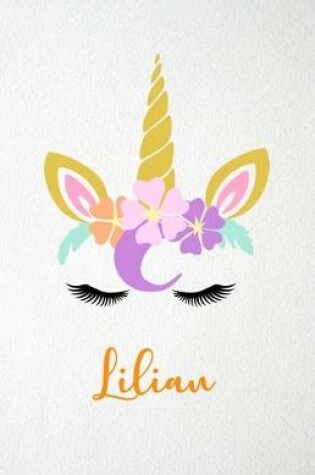 Cover of Lilian A5 Lined Notebook 110 Pages