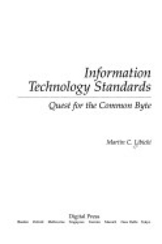 Cover of Information Technology Standards