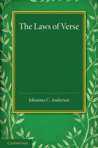 Cover of The Laws of Verse