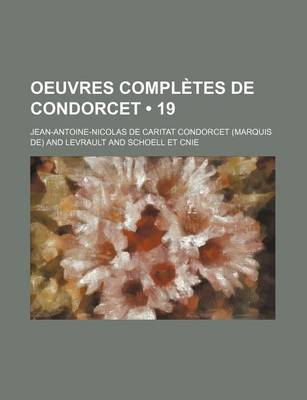 Book cover for Oeuvres Completes de Condorcet (19)