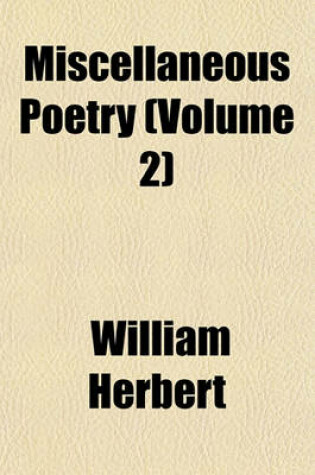 Cover of Miscellaneous Poetry (Volume 2)