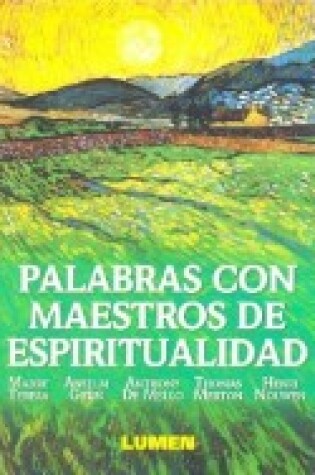 Cover of Palabras Con Maestros de Espiritualidad