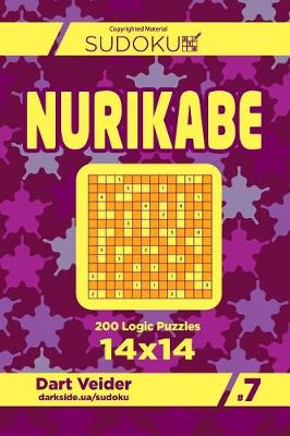 Book cover for Sudoku Nurikabe - 200 Logic Puzzles 14x14 (Volume 7)