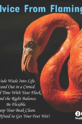 Cover of Advice From Flamingo 2021 Wall Calendar
