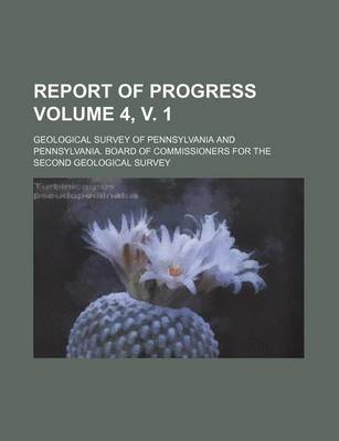 Book cover for Report of Progress Volume 4, V. 1