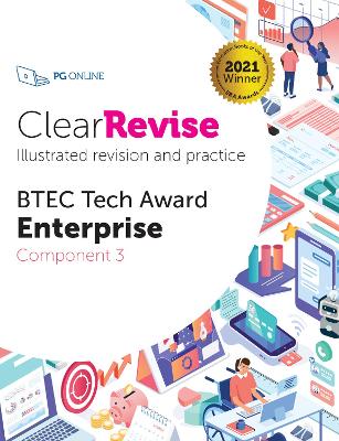 Book cover for ClearRevise BTEC Tech Award Enterprise Component 3