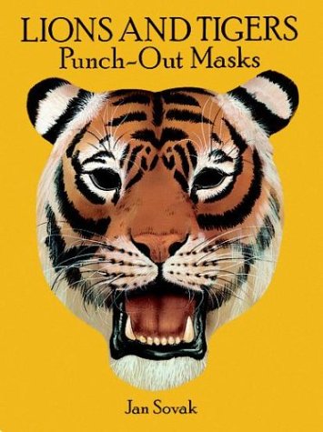 Book cover for Lions and Tigers Punch-out Masks