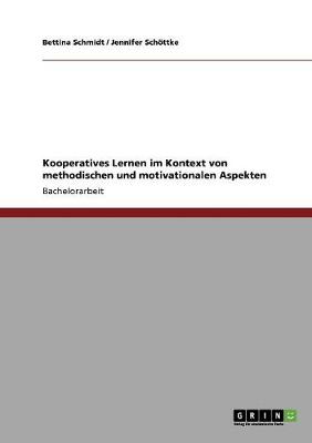 Book cover for Kooperatives Lernen im Kontext von methodischen und motivationalen Aspekten