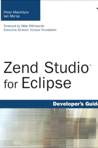 Cover of Zend Studio for Eclipse Developer's Guide