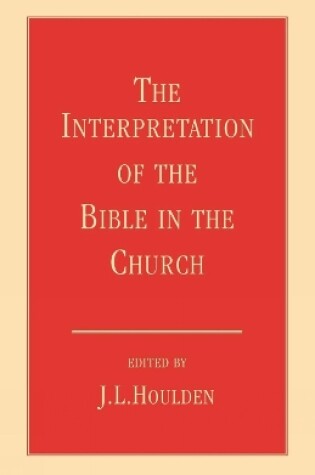 Cover of The Interpretation of the Bible in the Church