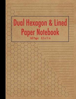 Book cover for Dual Hexagon and Lined Paper Notebook