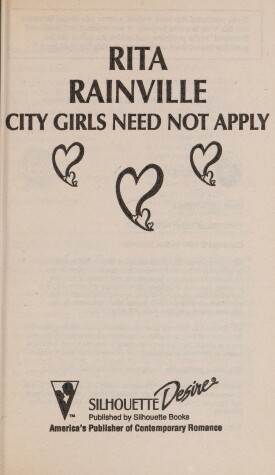 Book cover for City Girls Need Not Apply