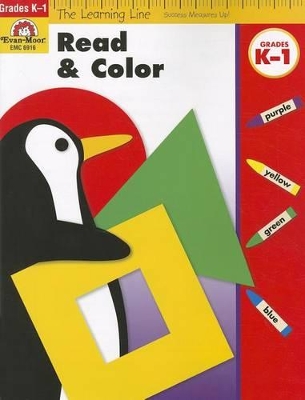 Cover of Learning Line: Read and Color, Kindergarten - Grade 1 Workbook