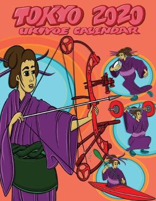 Book cover for Tokyo 2020 Ukiyoe Calendar