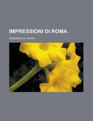 Book cover for Impressioni Di Roma