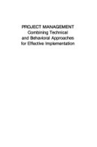 Cover of Project Management