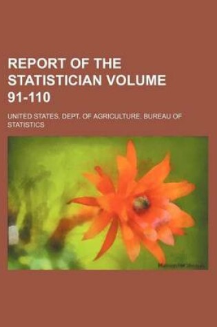 Cover of Report of the Statistician Volume 91-110