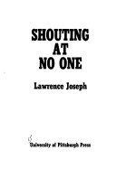 Cover of Shouting at No One