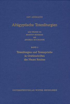 Book cover for Altagyptische Totenliturgien, Bd. 2