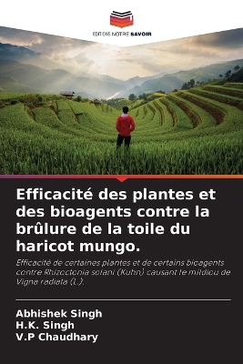 Book cover for Efficacité des plantes et des bioagents contre la brûlure de la toile du haricot mungo.