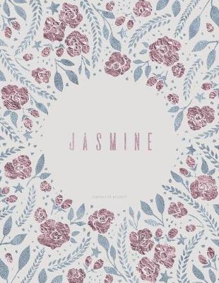 Book cover for Composition Notebook. Jasmine