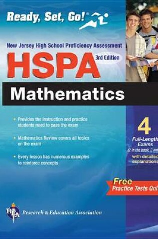 Cover of New Jersey Hspa Math with Online Practice Tests 3rd Ed
