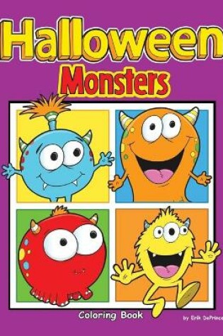 Cover of Halloween Monsters Coloring Book