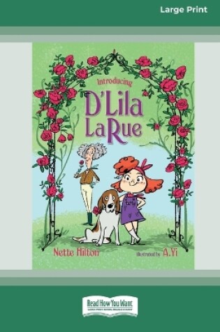Cover of Introducing D'Lila LaRue [Large Print 16pt]