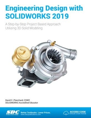 Book cover for Engineering Design with SOLIDWORKS 2019