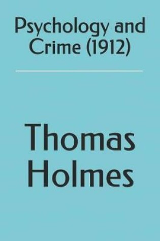 Cover of Psychology and Crime (1912)