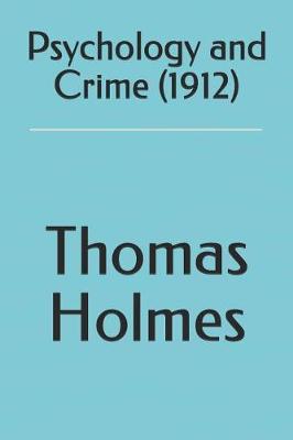 Book cover for Psychology and Crime (1912)