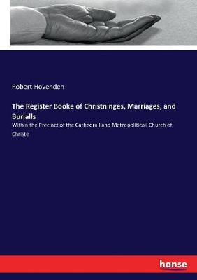 Book cover for The Register Booke of Christninges, Marriages, and Burialls