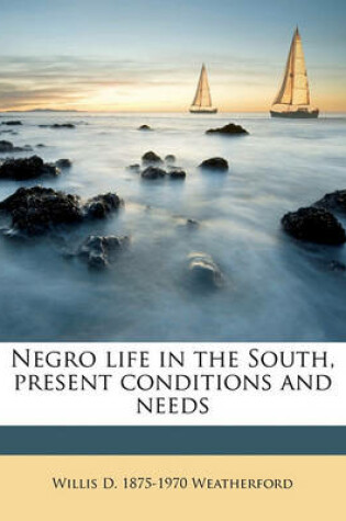 Cover of Negro Life in the South, Present Conditions and Needs